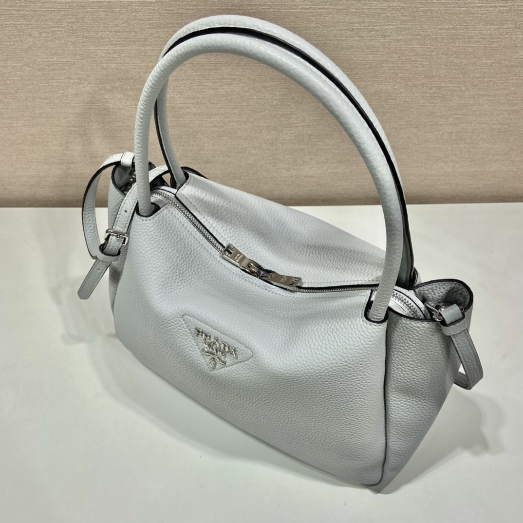 Pra*a large leather handbag