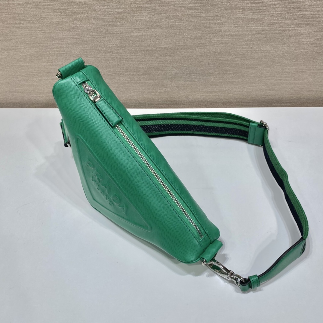 saffiano Pra*a triangle bag