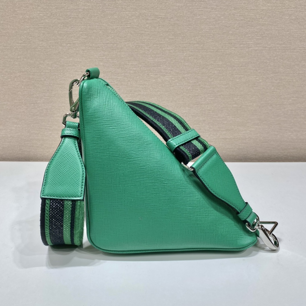 saffiano Pra*a triangle bag