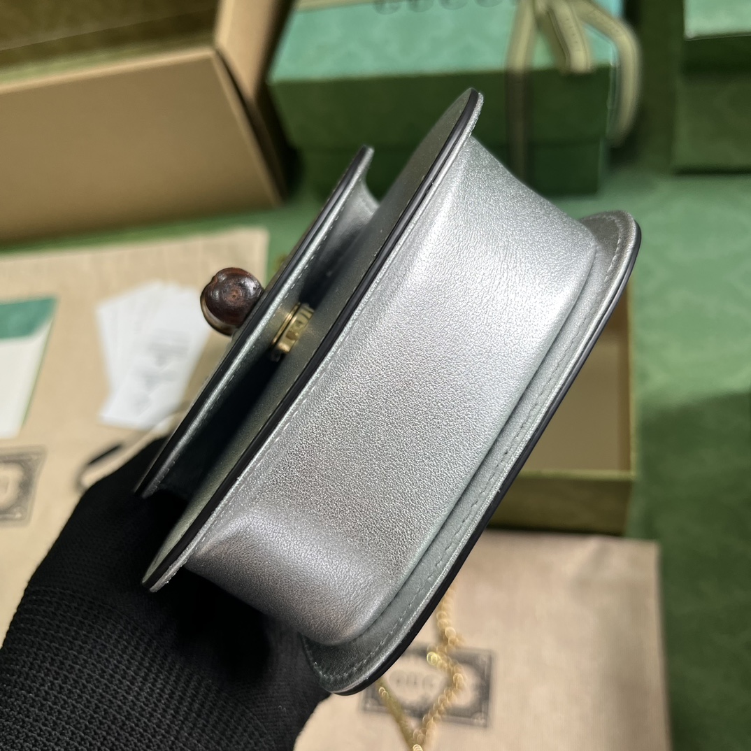 g*u*i bamboo 1947 S*per mini bag