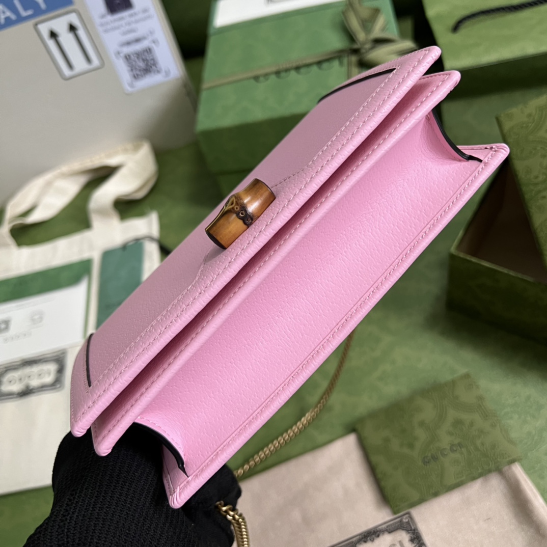 G*u*i diana mini bag with bamboo