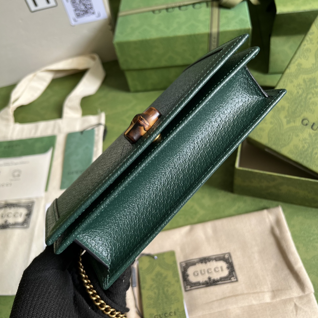 G*u*i diana mini bag with bamboo