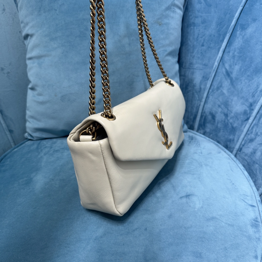 YSL CALYPSO IN PLUNGED LAMBSKIN