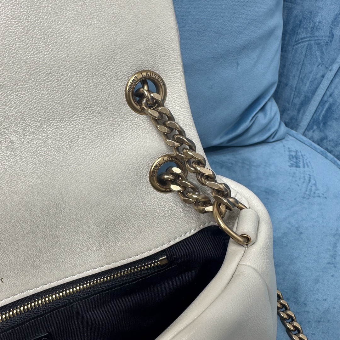 YSL CALYPSO IN PLUNGED LAMBSKIN