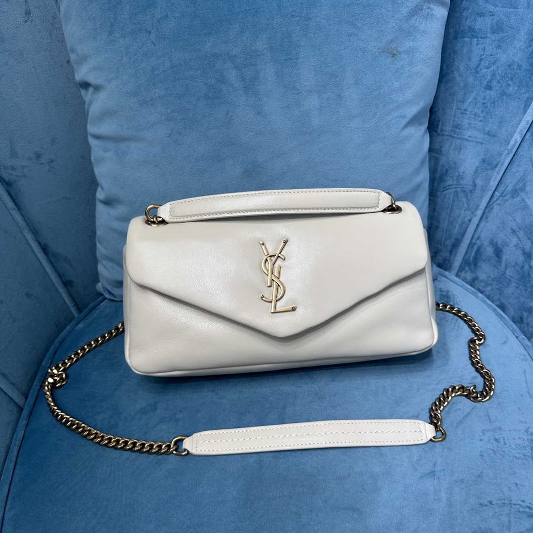 YSL CALYPSO IN PLUNGED LAMBSKIN