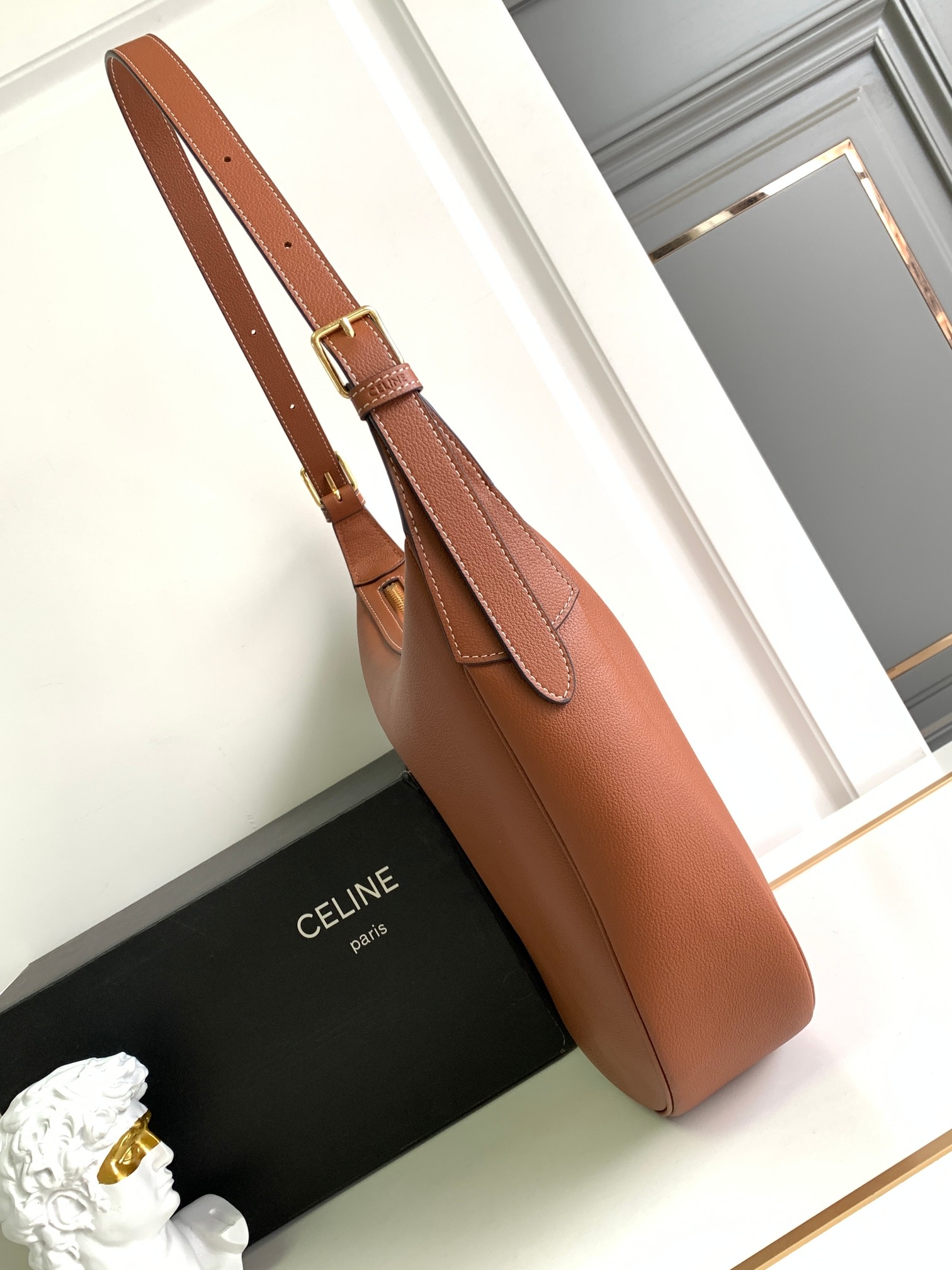 ce**e heloise bag in S*pple calfskin moon