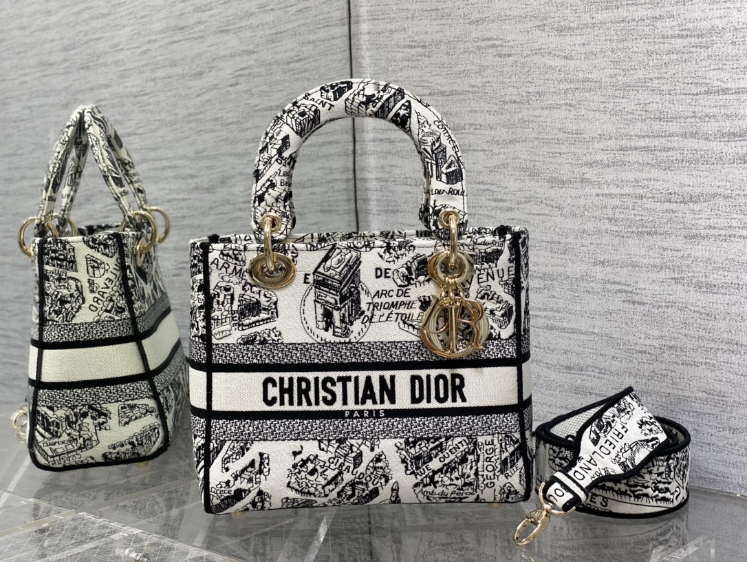 D*or medium lady d-lite bag