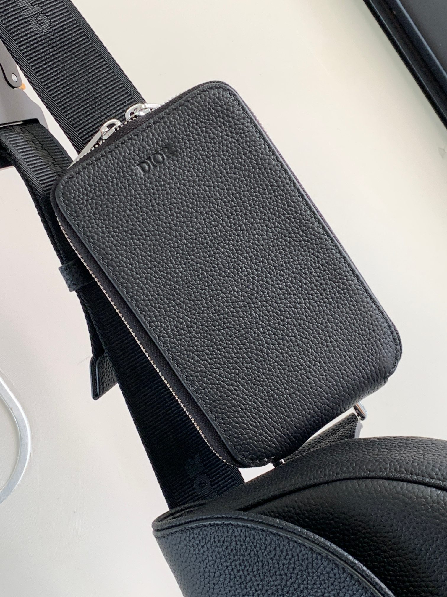 D*or saddle leather bag