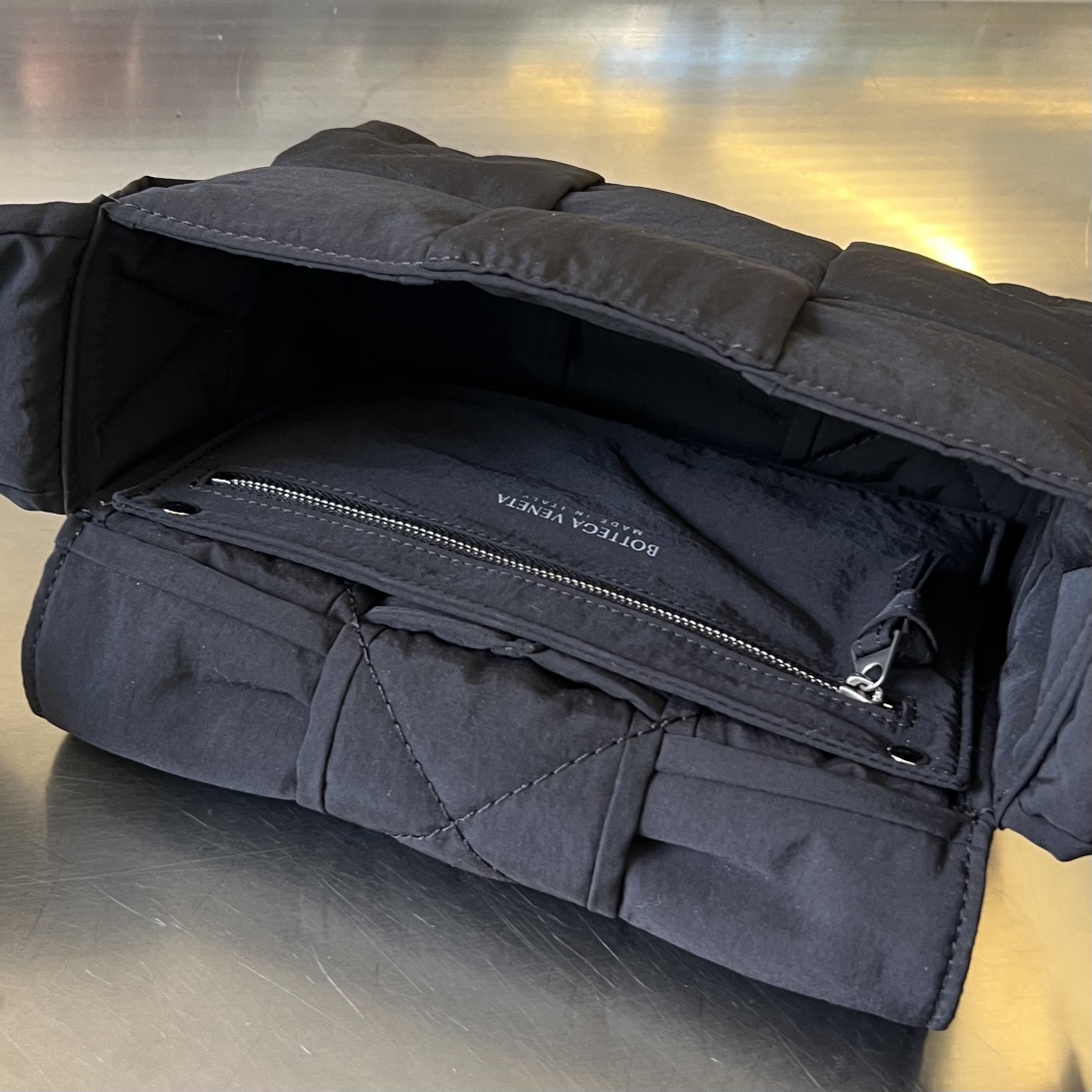 bo*te*ga Ve*ne*ta small padded tech cassette