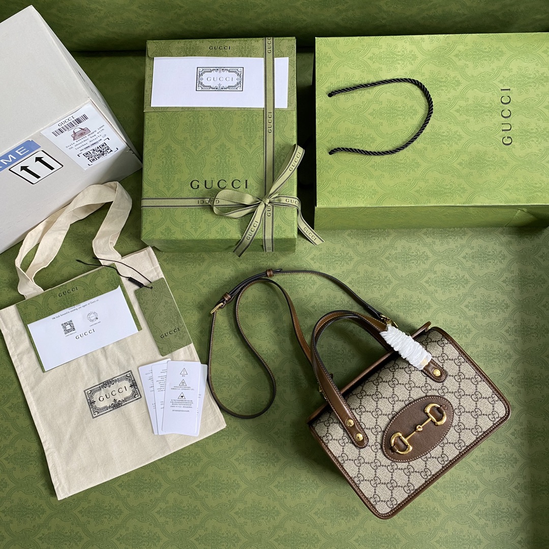 G*u*i horsebit 1955 mini top handle bag