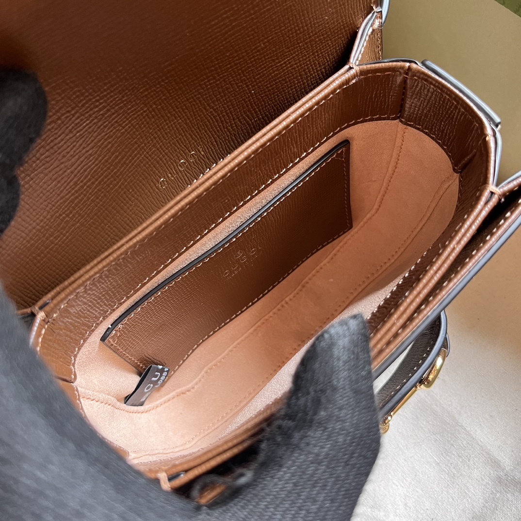 G*u*i horsebit 1955 rounded belt bag