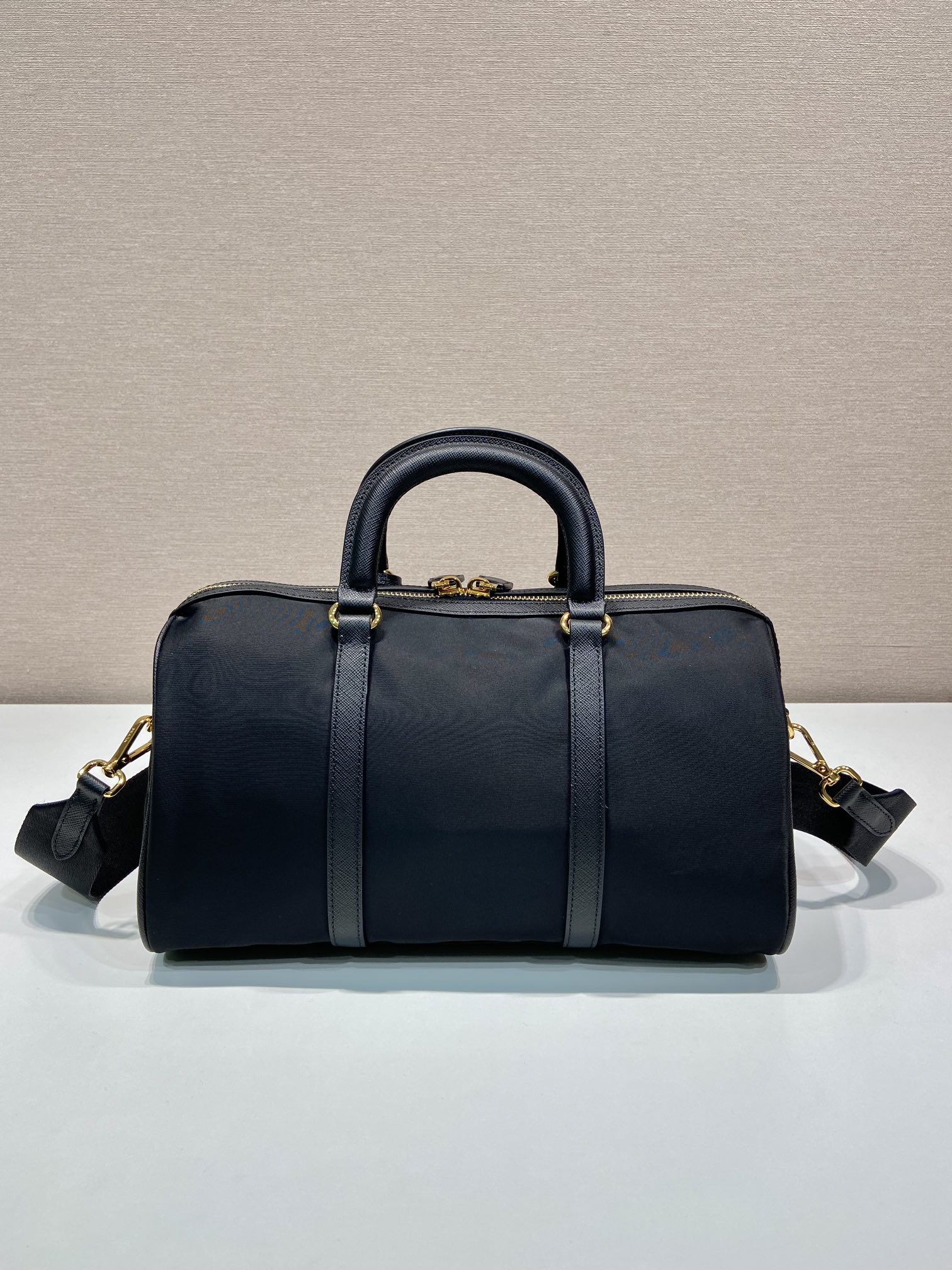 Pra*a re-edition 1978 medium re-nylon and saffiano leather top-handle bag