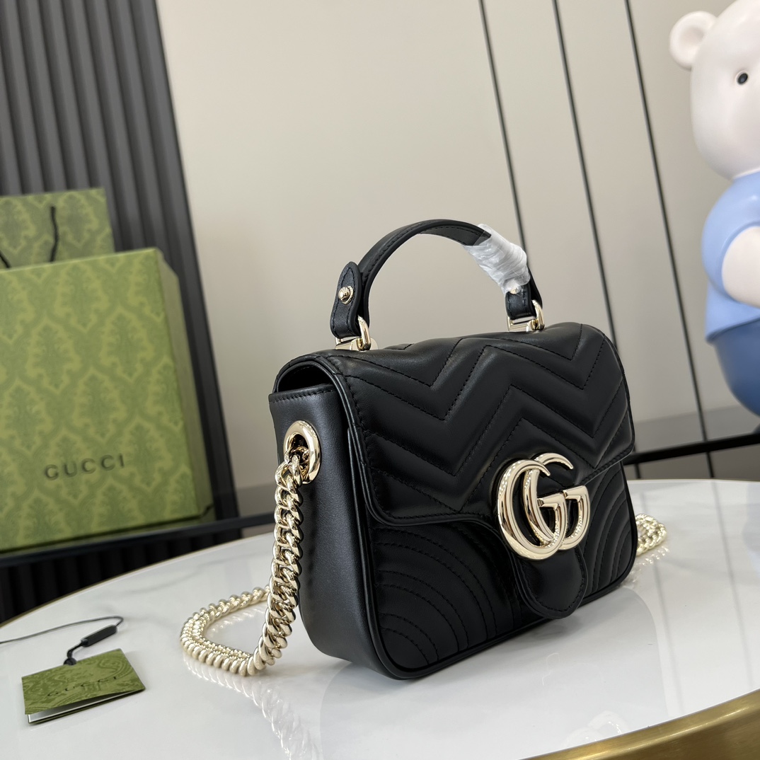 G*u*i gg marmont mini top handle bag