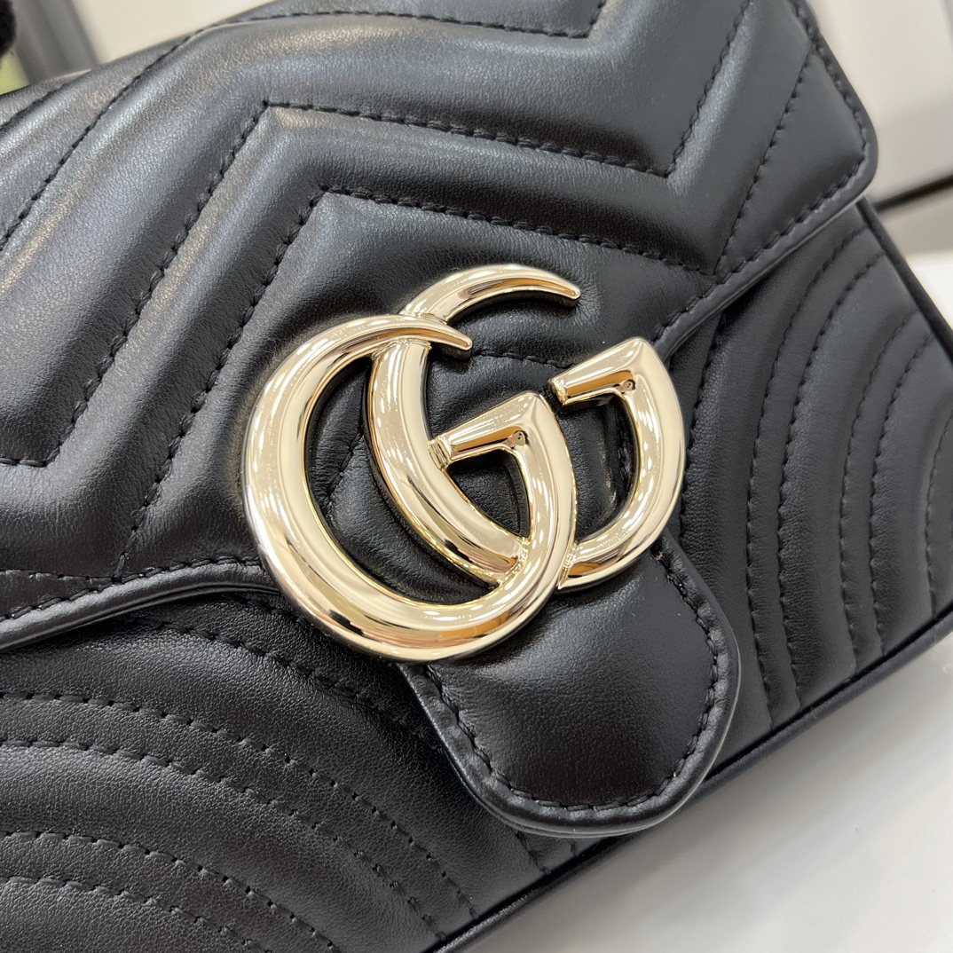 G*u*i gg marmont mini top handle bag
